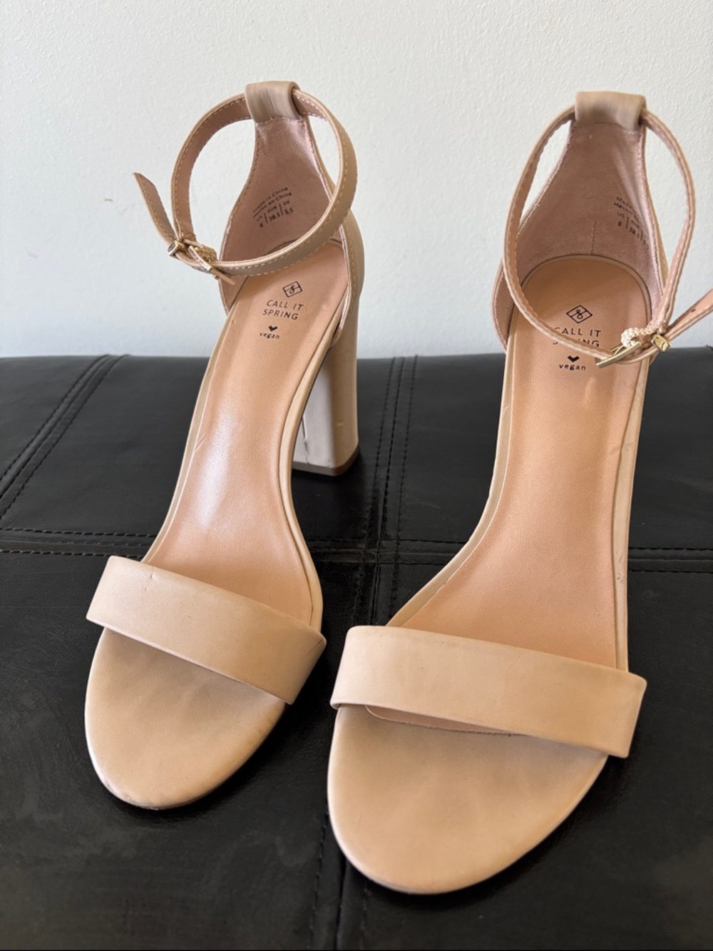 Call it spring Ankle-Strap Block Heel Sandals - Women